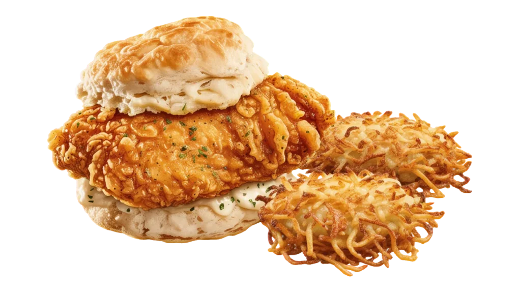 Chicken biscuit hash browns